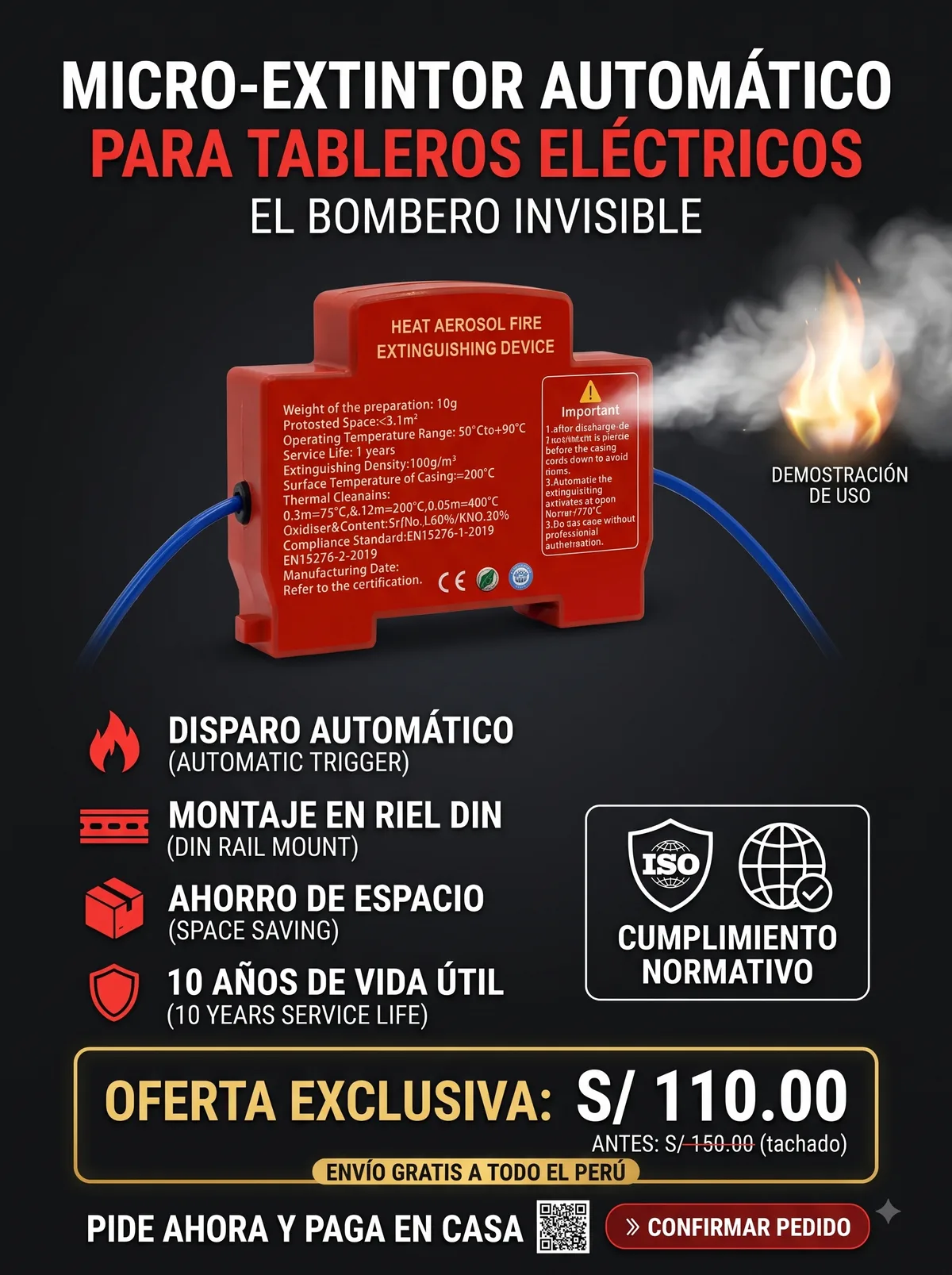 Extintor Automático